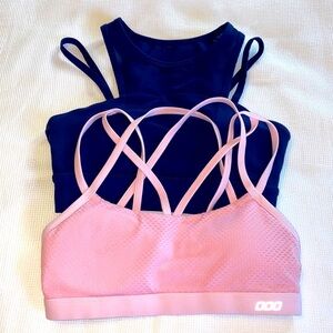 Lorna Jane Sports Bra Blue and Pink size XS 2